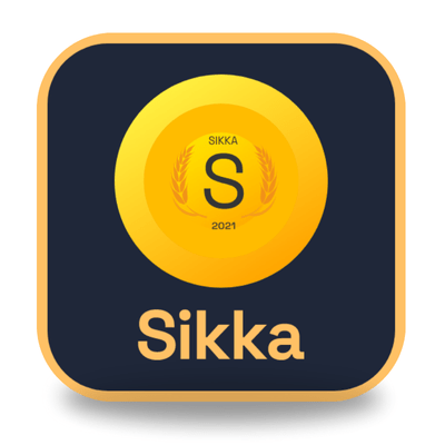 Logo of sikka app.