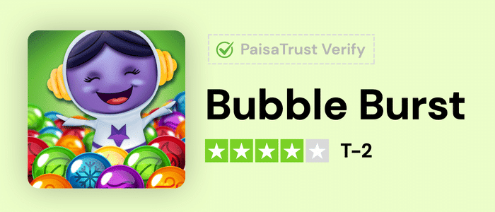 Bubble burst app logo